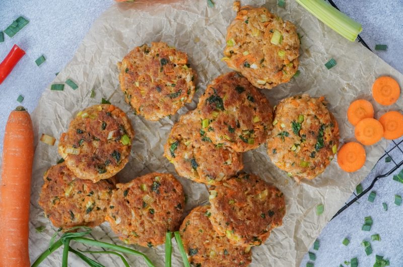 Chicken & Spring Onion Patties