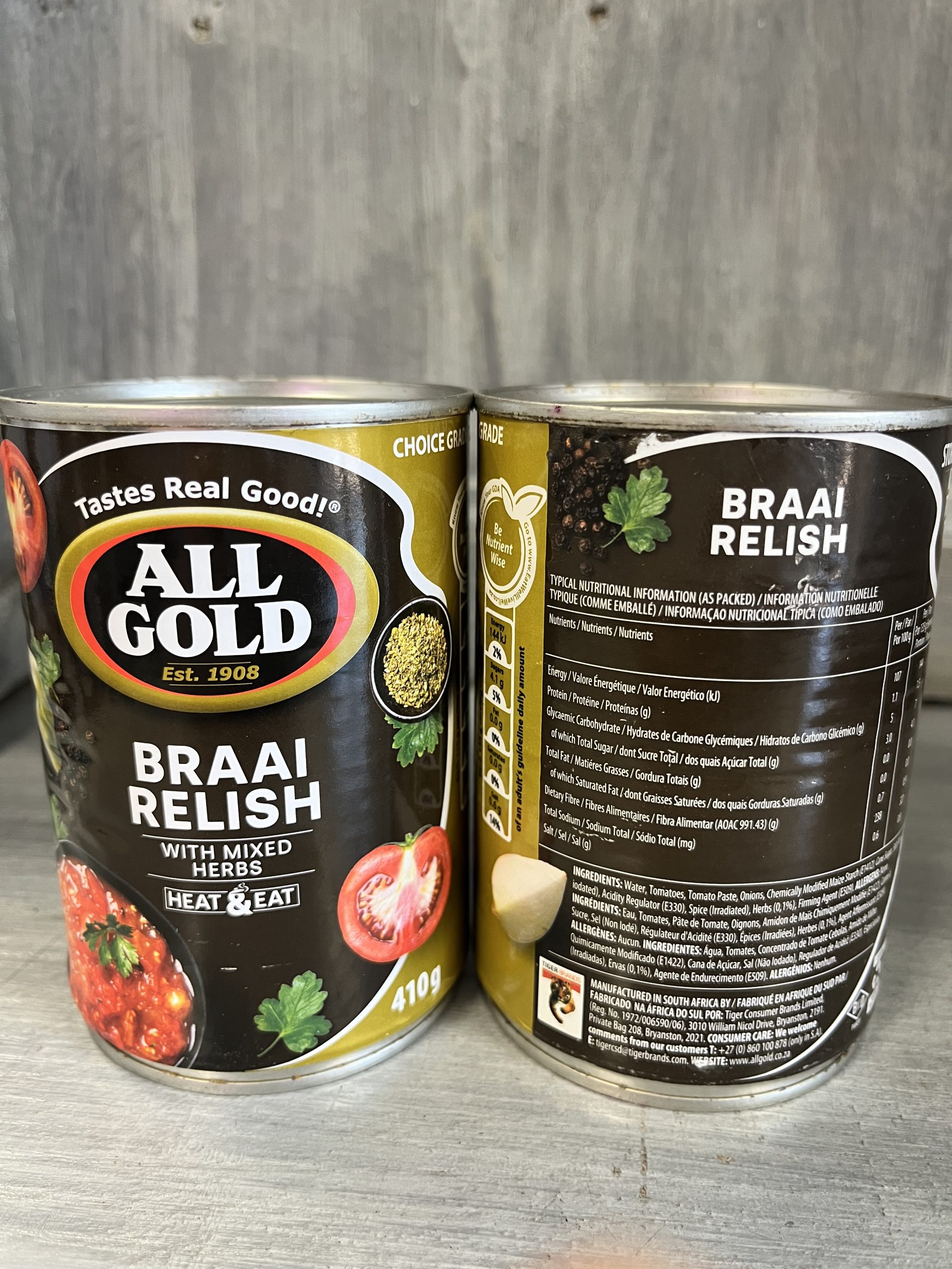 KOO Braai Relish - South African Bar-Braai-Que Sauce